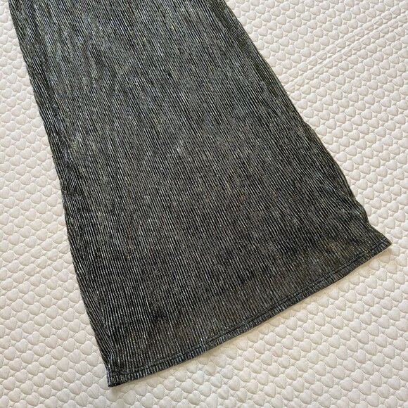 NWOT MINKPINK Emory Cut-out Ribbed Midi Dress Metal Black Gold Size XL - Picture 9 of 15